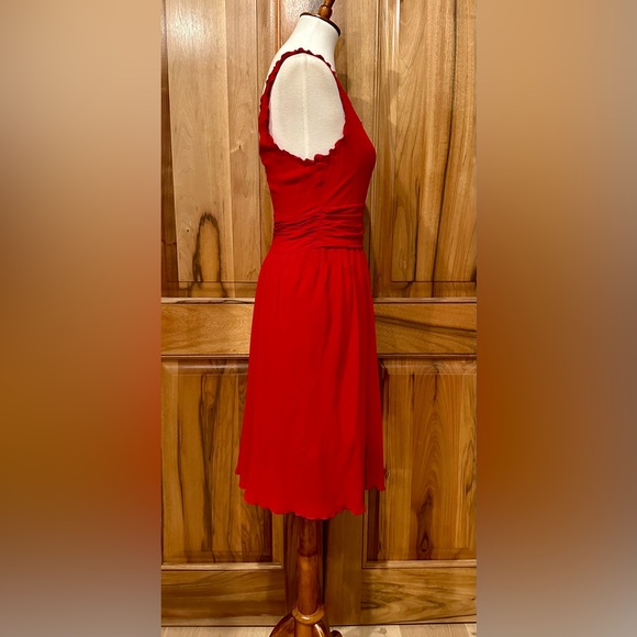 Emporio Armani - Red Silk Dress - made in Italy - EUC - size 8 - Picture 10 of 16